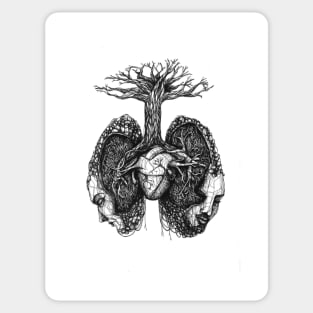 human lungs Sticker